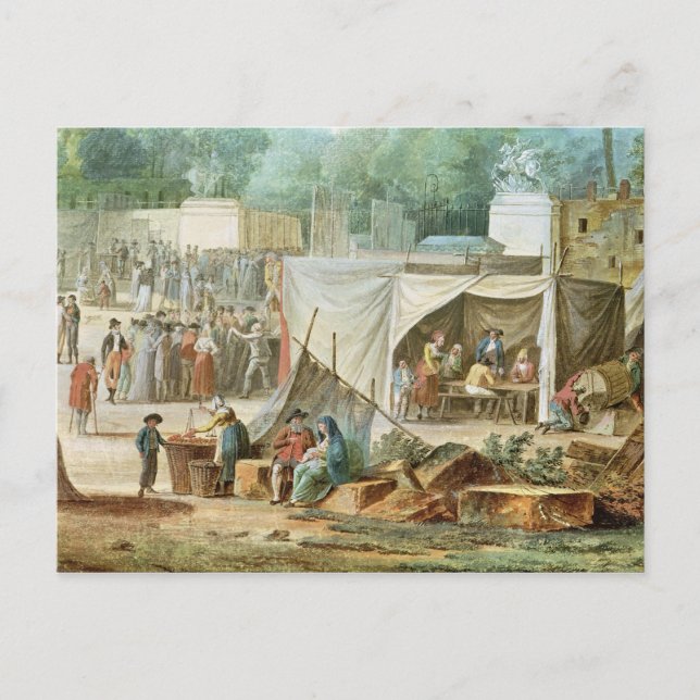 Carte Postale Vue sur les Tuileries (Devant)