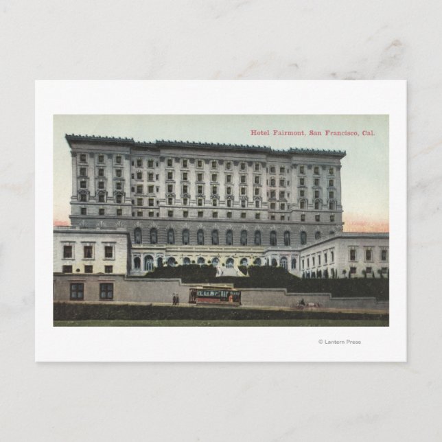 Carte Postale Vue sur l'hôtel Fairmont (Devant)