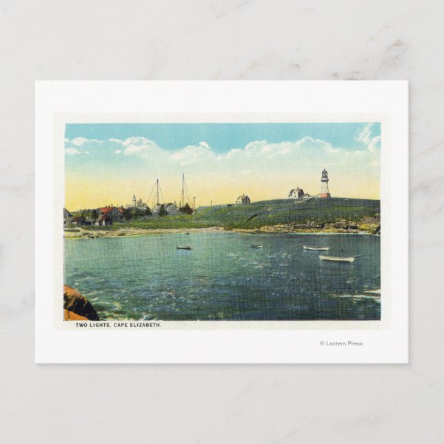 Carte Postale Vue sur l'île de Cushing de White Head (Devant)