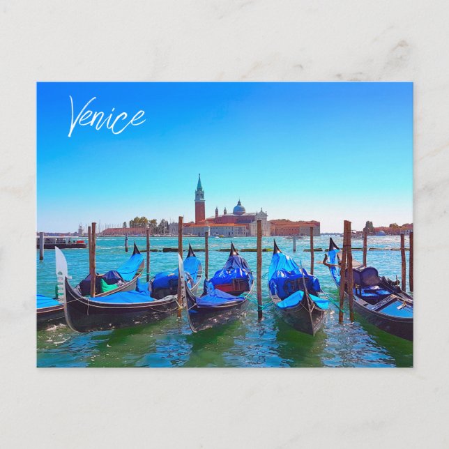 Carte Postale Vue sur l'île de San Giorgio Maggiore Venise Itali (Devant)