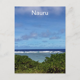 Carte Postale vue sur l'océan de nauru