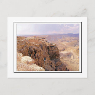 Carte Postale Vue sur Masada
