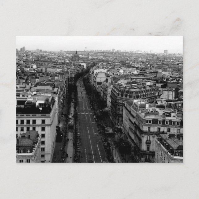 Carte Postale Vue sur Paris (Devant)