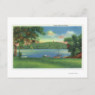 Carte Postale Vue sur Scargo Hill et la tour