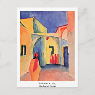 Carte Postale Vue Sur Une Voie, En Août Macke