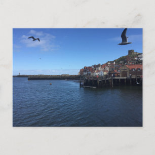 Carte Postale Vue sur Whitby Harbour, Whitby, North Yorks.