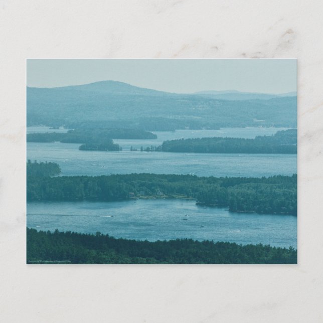Carte Postale Vue sur Winnipesaukee (Devant)