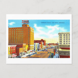 Carte Postale Vue vintage de Fort Smith, Arkansas,