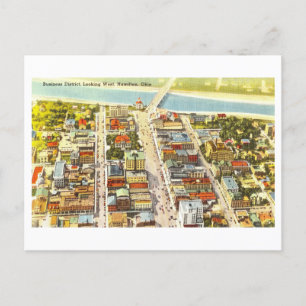 Carte Postale Vue vintage de Hamilton, Ohio,