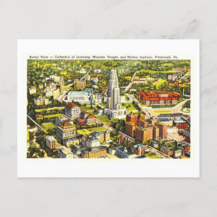 Carte Postale Vue vintage de Pittsburgh, Penn.