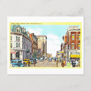 Carte Postale Vue vintage de Wilmington, Caroline du Nord,