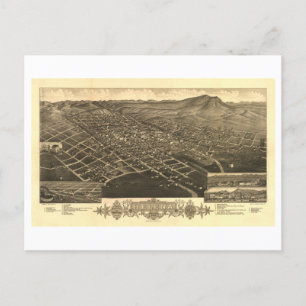Carte Postale Vue vintage d'Helena, Montana