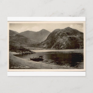Carte Postale Vue vintage du lac Crummock Water Solitude