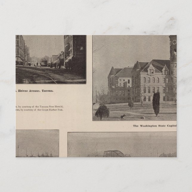 Carte Postale Vues à Washington (Devant)