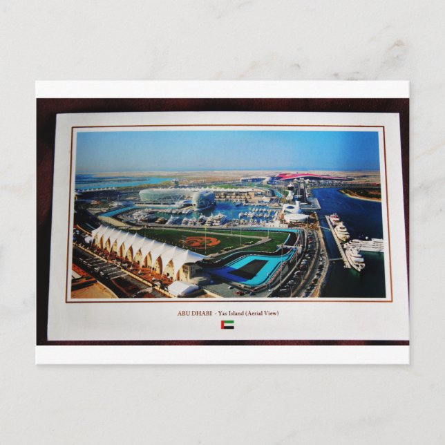 CARTE POSTALE VUES AÉRIENNES DE DUBAÏ (Devant)