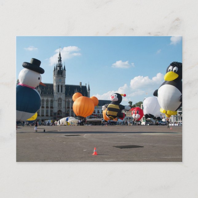 Carte Postale Vues de la Fête du ballon (Devant)