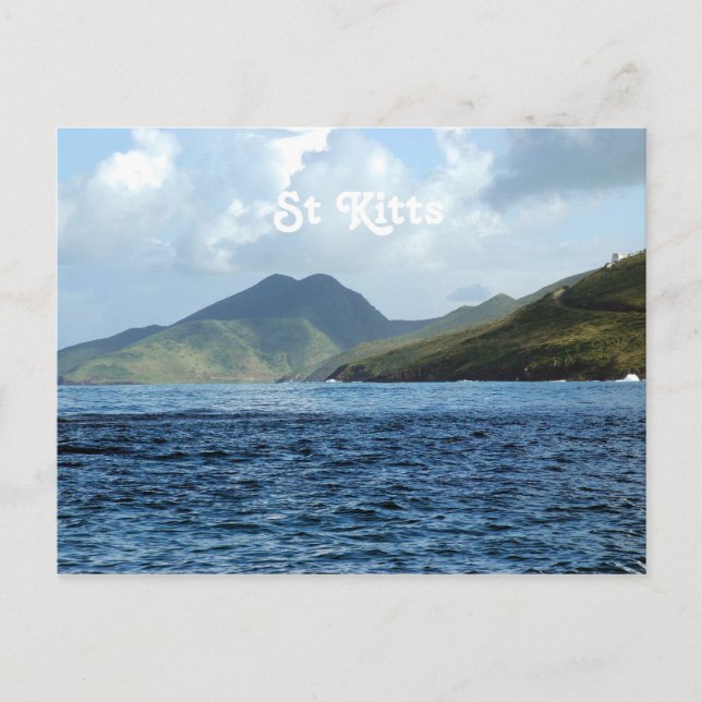 Carte Postale Vues de Saint-Kitts (Devant)