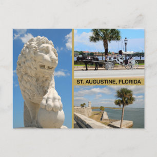Carte Postale Vues de St. Augustine, Floride