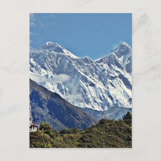 Carte Postale Vues du Népal en route pour MONT EVEREST (Devant)