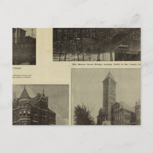 Carte Postale Vues, la prospérité de Spokane