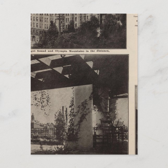 Carte Postale Vues, Seattle (Devant)