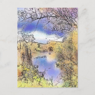 CARTE POSTALE VUES SUR L'ANGLETERRE