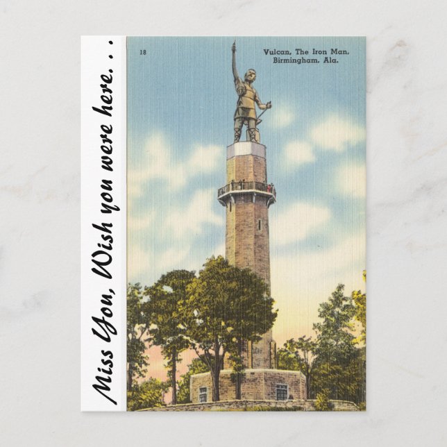 Carte Postale Vulcain (Devant)