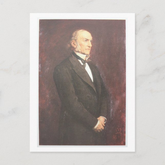 Carte Postale W.E. Gladstone par Millais (Devant)