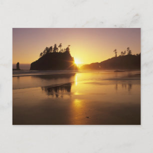 Carte Postale WA, Pôle olympique, Deuxième plage au coucher du s