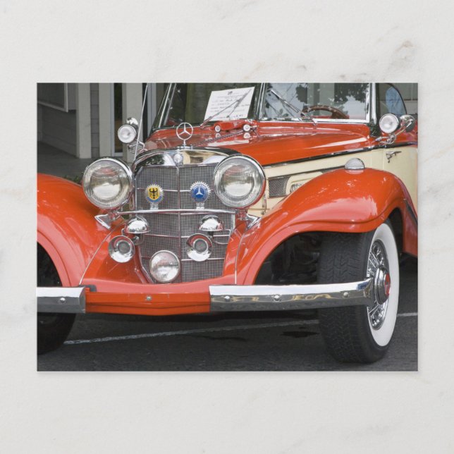 Carte Postale WA, Seattle, automobile allemande classique. 2 (Devant)