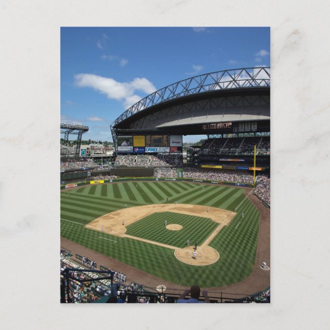 Carte Postale WA, Seattle, Safeco Field, Mariners baseball (Devant)