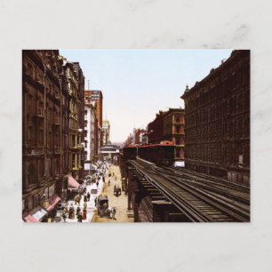 Carte Postale Wabash Ave North Adams Street Chicago Illinois