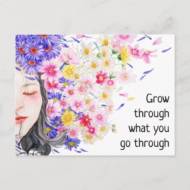 Carte Postale Wachsen Sie durchen était Sie durchlaufen (Devant)