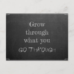 Carte Postale Wachsen Sie durchen était Sie durchlaufen