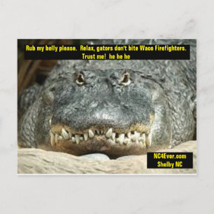 Carte postale Waco Firefighter
