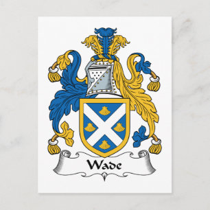 Carte Postale Wade Family Crest