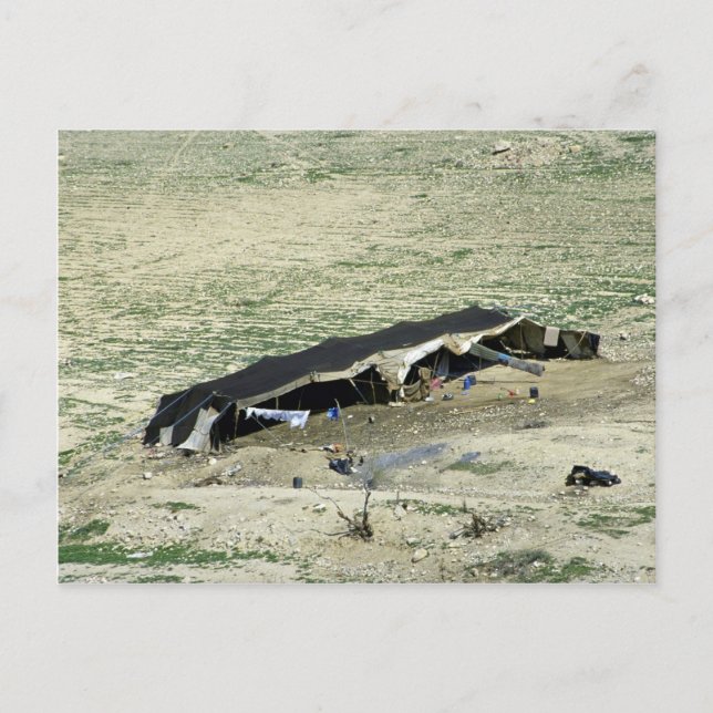Carte Postale Wadi-Al-Hasa, tente bédouine, Jordanie (Devant)
