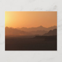 Carte postale Wadi Rum Desert Jordan