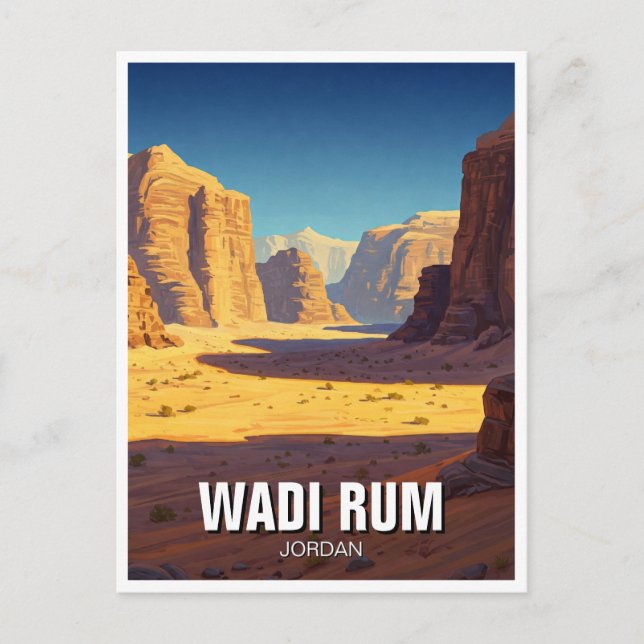 Carte Postale Wadi Rum Travel (Devant)