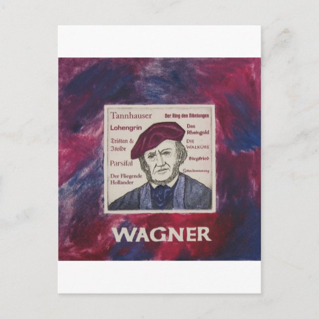 Carte Postale Wagner (Devant)