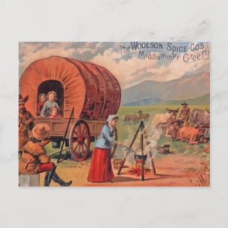 Carte Postale Wagon couvert