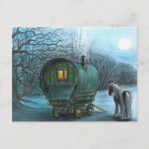 Carte Postale wagon Lune