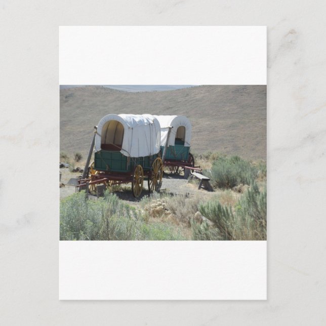 Carte Postale Wagons couverts (Devant)