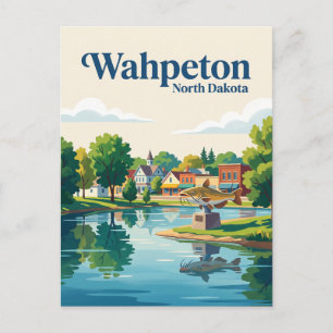 Carte Postale Wahpeton, Dakota du Nord