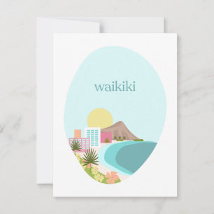 Carte postale Waikiki