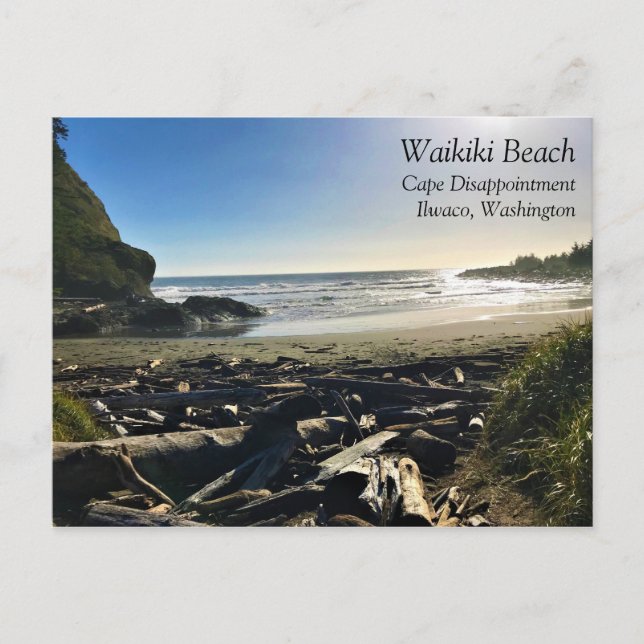 Carte Postale Waikiki Beach, cape Disappointment, Washington (Devant)