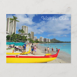 Carte postale Waikiki, Oahu, Hawaii