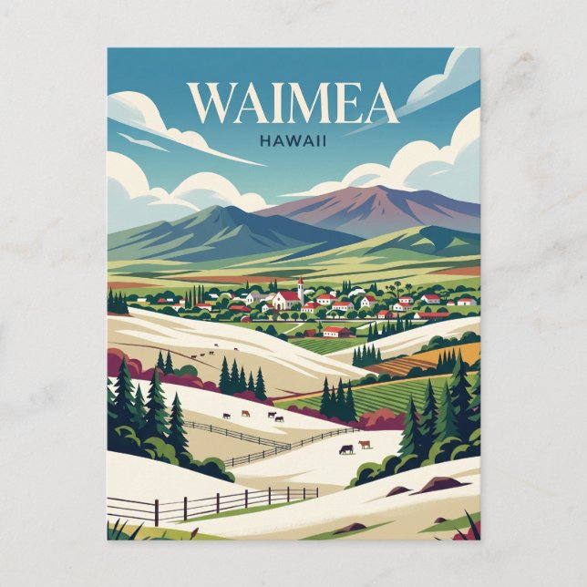 Carte Postale Waimea États-Unis (Devant)