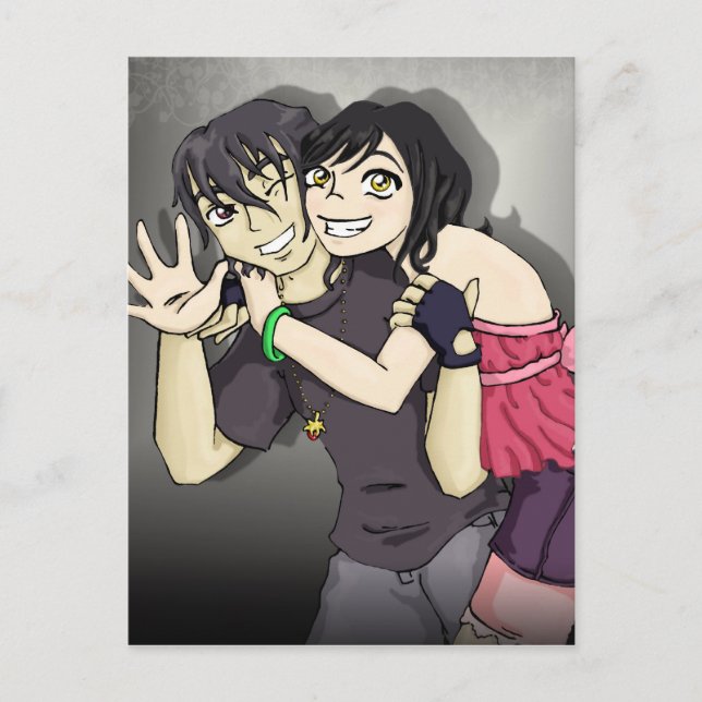 Carte Postale Wakaba et Arai (Devant)