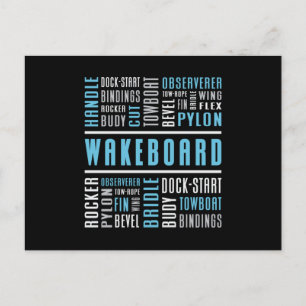 Carte Postale Wakeboard Wake Wakeboarder Amateurs Wakeboard Wake